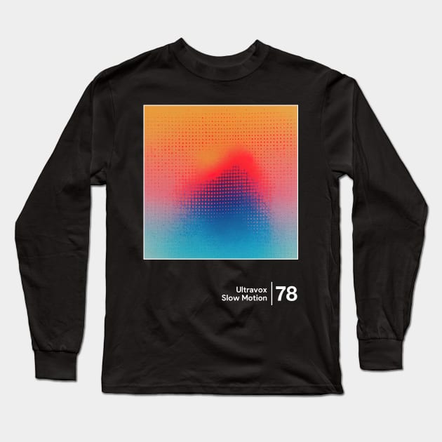 Slow Motion - Minimal Style Graphic Artwork Long Sleeve T-Shirt by saudade